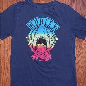 Hurley Kids Shark Attack Tee - Navy